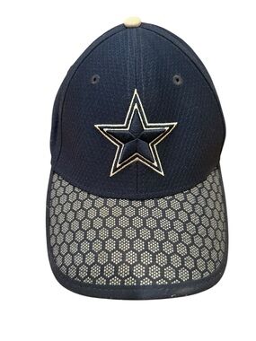 Dallas Cowboys New Era Navy and Gray 39THIRTY Fitted Hat - Size Small/Medium
